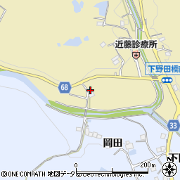 兵庫県宝塚市下佐曽利ワサ田周辺の地図