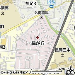 京都府長岡京市緑が丘15周辺の地図