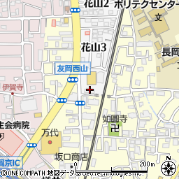 薬局ダックス長岡京友岡店周辺の地図