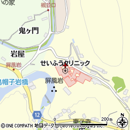 兵庫県川辺郡猪名川町北田原屏風岳周辺の地図