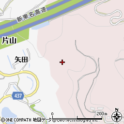 愛知県新城市上平井杉ノ本周辺の地図