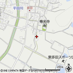 兵庫県姫路市山田町多田188-3周辺の地図