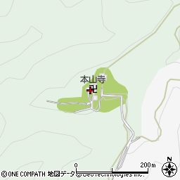 本山寺周辺の地図