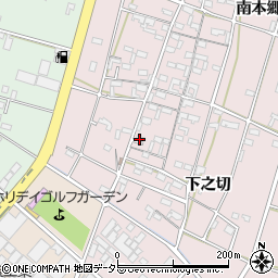 愛知県安城市和泉町下之切27周辺の地図