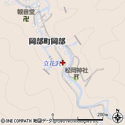 静岡県藤枝市岡部町岡部2725周辺の地図