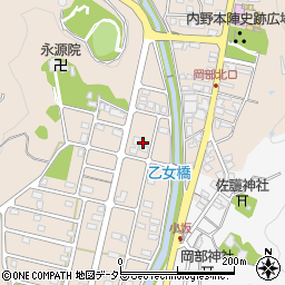 静岡県藤枝市岡部町岡部443周辺の地図