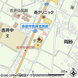 ホームクリーニング周匝店周辺の地図