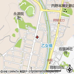 静岡県藤枝市岡部町岡部438周辺の地図