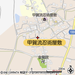 滋賀県甲賀市甲南町竜法師2264周辺の地図
