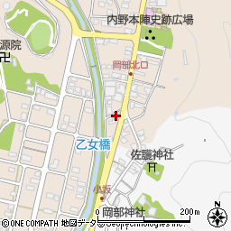 静岡県藤枝市岡部町岡部738周辺の地図