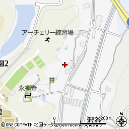 兵庫県三田市沢谷84周辺の地図