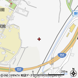 愛知県新城市八束穂布重周辺の地図