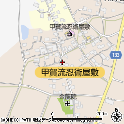 滋賀県甲賀市甲南町竜法師906周辺の地図