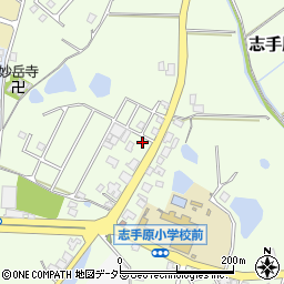 兵庫県三田市志手原873-124周辺の地図