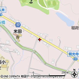 兵庫県加東市上久米289周辺の地図
