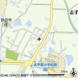兵庫県三田市志手原873-100周辺の地図