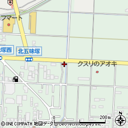三重県四日市市楠町北五味塚1922-4周辺の地図