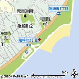 亀崎海浜緑地周辺の地図