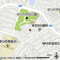 兵庫県三田市ゆりのき台5丁目34周辺の地図