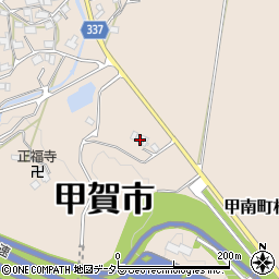 滋賀県甲賀市甲南町杉谷2342周辺の地図
