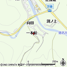兵庫県川辺郡猪名川町万善一本松周辺の地図