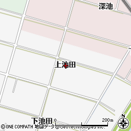 愛知県安城市東町上池田周辺の地図