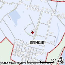 兵庫県加西市青野原町周辺の地図