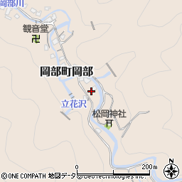 静岡県藤枝市岡部町岡部2718周辺の地図