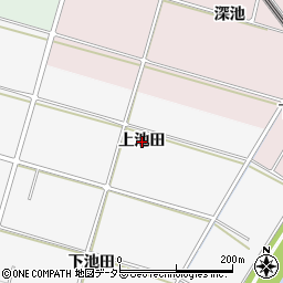愛知県安城市東町（上池田）周辺の地図