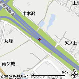 愛知県岡崎市樫山町（小屋沢）周辺の地図