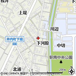 愛知県岡崎市井内町下河原4-1周辺の地図