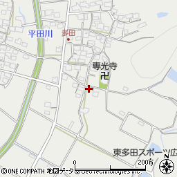兵庫県姫路市山田町多田188周辺の地図
