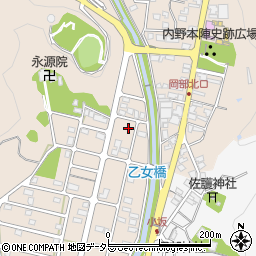 静岡県藤枝市岡部町岡部442-7周辺の地図