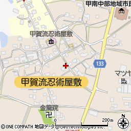 滋賀県甲賀市甲南町竜法師884周辺の地図