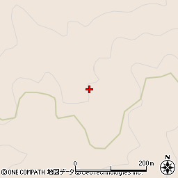 愛知県岡崎市東河原町キワタノ沢周辺の地図