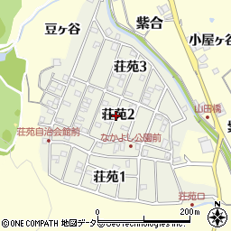 兵庫県猪名川町（川辺郡）荘苑周辺の地図