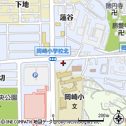 愛知県岡崎市針崎町大坪周辺の地図