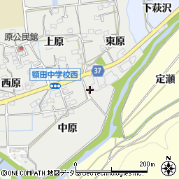 愛知県岡崎市樫山町東原31周辺の地図