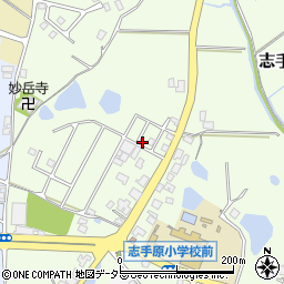 兵庫県三田市志手原873-127周辺の地図