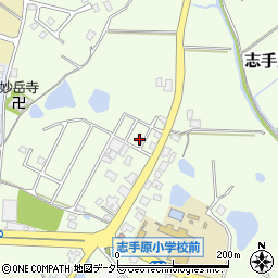 兵庫県三田市志手原873-94周辺の地図