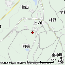 愛知県新城市有海羽根52周辺の地図
