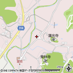 兵庫県三木市吉川町冨岡1765周辺の地図