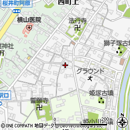 愛知県安城市東町周辺の地図