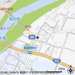 兵庫県加東市貝原131-3周辺の地図