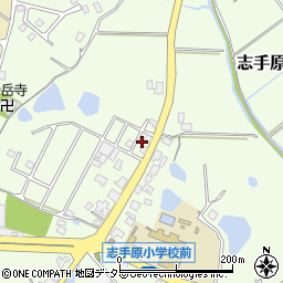 兵庫県三田市志手原873-91周辺の地図