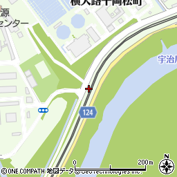京都府京都市伏見区横大路千両松町周辺の地図
