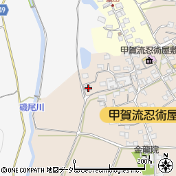 滋賀県甲賀市甲南町竜法師2285周辺の地図