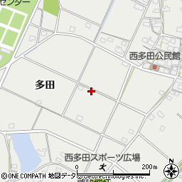 兵庫県姫路市山田町（多田）周辺の地図