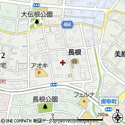 〒475-0074 愛知県半田市長根町の地図