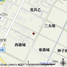 愛知県岡崎市土井町西番城9周辺の地図